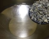 A picture of step 1 of Kashmiri tea.