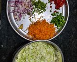A picture of step 3 of Momos and dip.