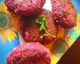 A picture of step 3 of Beetroot Patties.