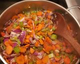 A picture of step 3 of Pasta e Fagioli (Amy style).