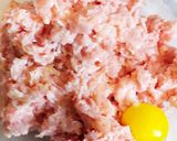 Foto del paso 1 de la receta: Albóndigas de pollo a la mostaza 🍗💕