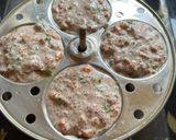 A picture of step 6 of Ragi Veggie Idli.