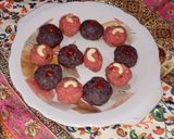 A picture of step 12 of Grapes & Rose Khoa Ladoo – Easy Prasad.