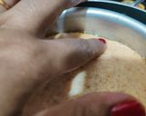 A picture of step 7 of Caramel custard pudding with leftover breads (eggless).