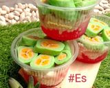 Foto langkah ke 4 dari resep Es pisang ijo.
