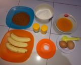 Foto langkah ke 1 dari resep Kue Pisang ijo (rice cooker).