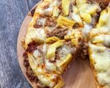 Gambar langkah 6 resipi Pineapple Tuna Pizza.