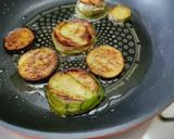 A picture of step 2 of Brinjal Kadhi.