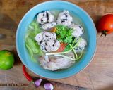 Hình bước làm 5 của món Bún bung dọc mùng