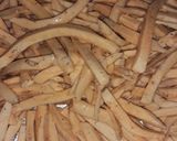 A picture of step 2 of Banana(Matoke) fries.