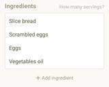 A picture of step 1 of Bread roll.