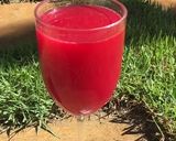 A picture of step 3 of ABC juice     apple beeteroot and carrot juice.