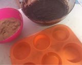Foto del paso 8 de la receta Brownie de chocolate, crema de cacahuete y yogur griego