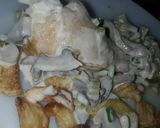 Foto del paso 3 de la receta: Pollo con crema de champiñones y papas