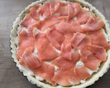 Une image de l'étape 6 de Tarte salée Ricotta saumon et courgettes.