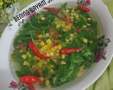 Foto langkah ke 5 dari resep Sayur Bening Bayam Jagung simple dan segar.