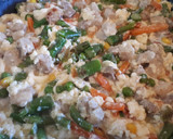 Foto del paso 5 de la receta: Huevos revueltos con verduras y panceta