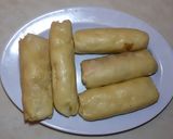 Foto langkah ke 4 dari resep Chicken Egg Roll & Salad ala Hokben.
