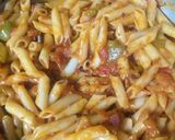 A picture of step 2 of Penne Pasta.