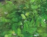 A picture of step 6 of Tadka Green pulao.