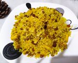 عکس مرحله 2 از دستور عدس پلو با مرغ کشمش😋