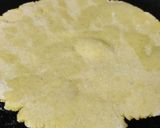 A picture of step 5 of Makki Ki Roti.