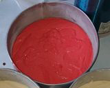 A picture of step 5 of Red velvet cake.