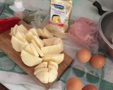 Foto del paso 1 de la receta: Papas con jamón