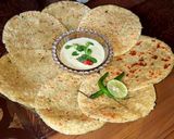 झटपट उपवासाचे थालीपीठ (jhatpat upwasache thalipeeth recipe in marathi) रेसिपी स्टेप 7 फोटो 