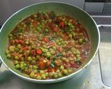 A picture of step 8 of Green Chana Sabji.