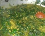 A picture of step 10 of Palak dal.