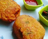 A picture of step 6 of Bread pakoda.