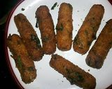 A picture of step 3 of Leftover rice Cutlet.