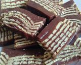 Foto langkah ke 7 dari resep Puding Coklat Energen Lapis Crispy.
