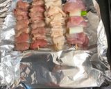 A picture of step 6 of Japanese Yakitori (焼鳥 skewer-grilled chicken)②.