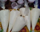 Foto langkah ke 2 dari resep Bolu kukus pelangi.