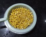 A picture of step 1 of Spongy Dal Vada.