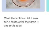 A picture of step 1 of Daal ke kabaab.