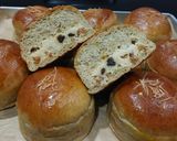 Foto langkah ke 12 dari resep Anabolic Pumpkin Sweet Cheese Raisin Buns |High Protein, Low Calorie, Sugar Free.