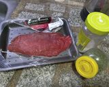 Foto del paso 1 de la receta: Bifes de peceto c/Puré de Papas