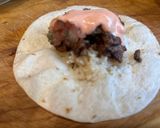 A picture of step 6 of Chicken Adobo Tacos.