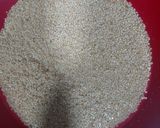 A picture of step 1 of Proso millet with spinach green peas Dalia.