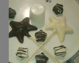 Foto del paso 7 de la receta: Chupetines estrella de chocolate