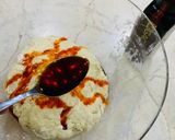 Hình bước làm 3 của món Vào bếp cùng con: bánh mì sandwich gấc sữa tươi