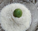 A picture of step 7 of Coconut ladoo.
