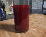 Une image de l'étape 4 de Vinaigre de framboise.