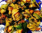 Hình bước làm 8 của món Gà Chiên Lá Dứa