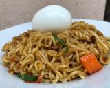A picture of step 6 of Indomie noodles.