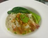 รูปขั้นตอนการทำที่ 7 ของ เกี๊ยวน้ำกุ้งหมูเด้ง Shrimp Wonton with Bouncing Pork
