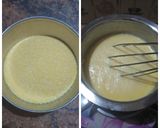 A picture of step 2 of Mix fruits milk jelly pudding in chocolate basket.